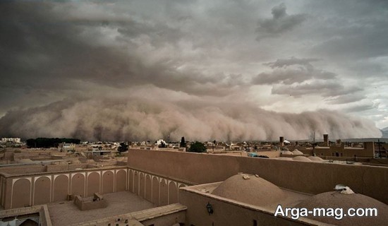 طوفان شن در یزد