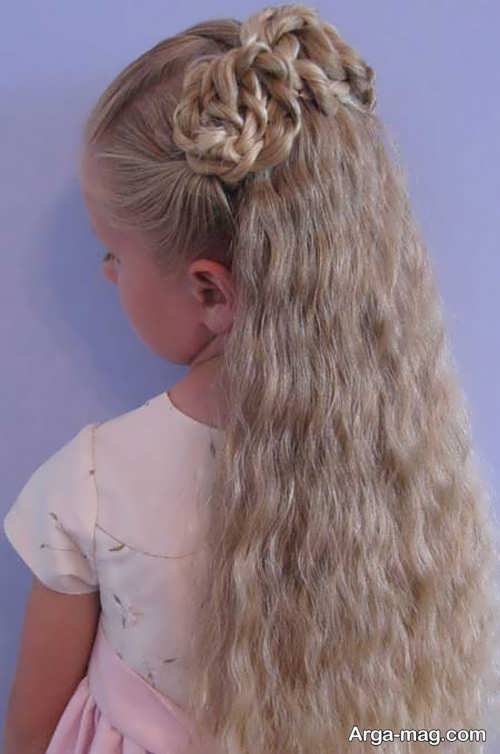 مدل مو بلند برای دختر بچه ها 
