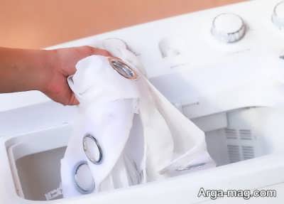 شستن پرده با ماشین لباسشویی 