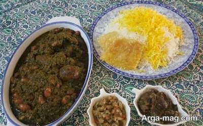 خورش قورمه سبزی 