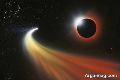 نزدیک شدن دنباله دار به خورشید