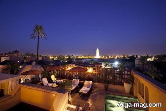 هتل زیبا و لوکس در مراکش