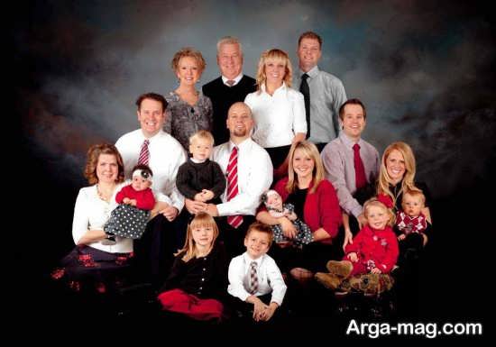 ژست زیبا برای عکس خانوادگی 