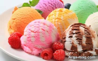 بستنی میوه ای 