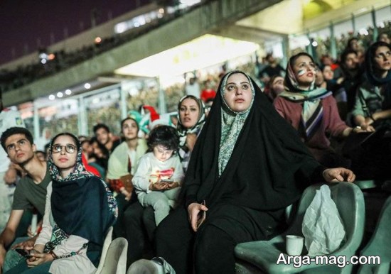 حضور بانوان در ورزشگاه آزادی