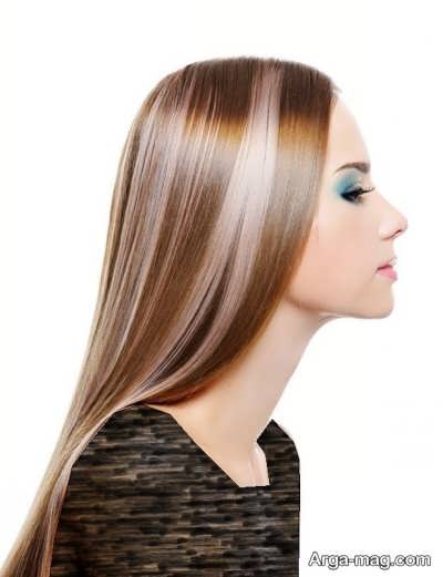 رنگ مو برای موهای سفید و بلند 