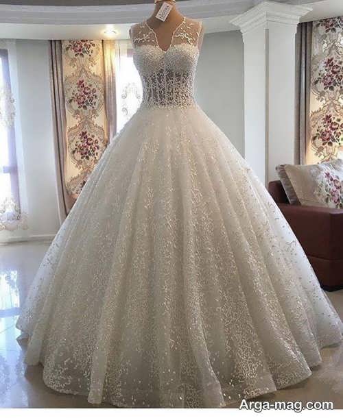 لباس عروس پف دار 