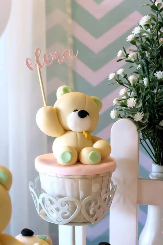 تزیین جذاب کیک تولد با تم خرس تدی