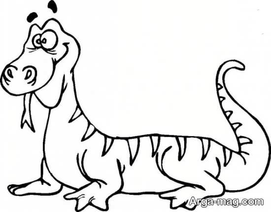 نقاشی از دایناسور خنگ 