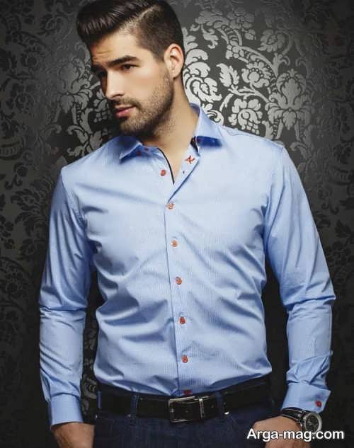 پیراهن ساده و شیک مردانه 