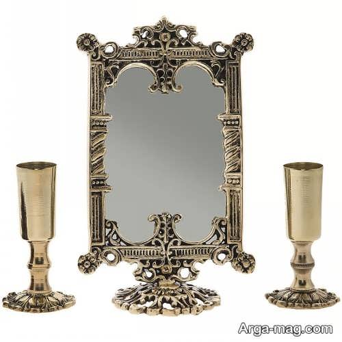 مدل آینه و شمعدان جدید و شیک 