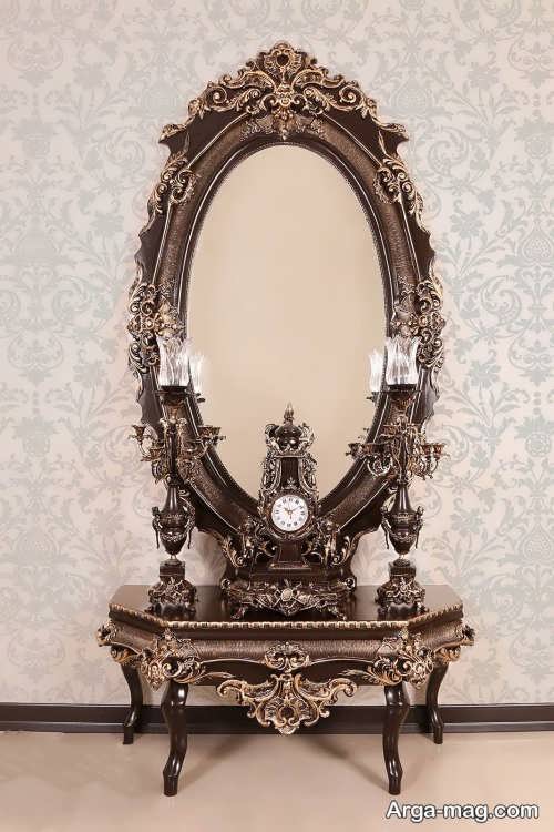 آینه و شمعدان زیبا و شیک 