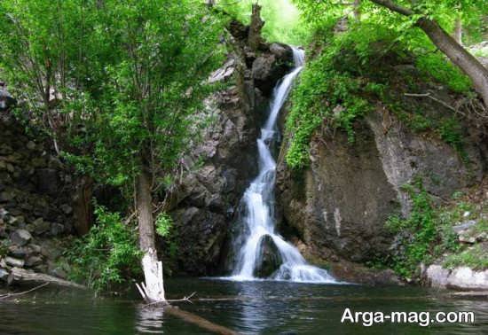 آبشار زیبا در نیشابور 