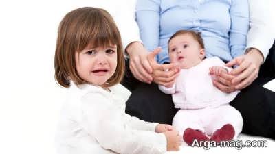 مقابله با حسادتان کودکان نسبت به فرزند کوچک 