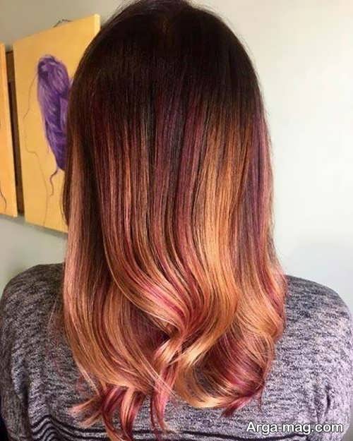 رنگ موی شیک پاییزی 
