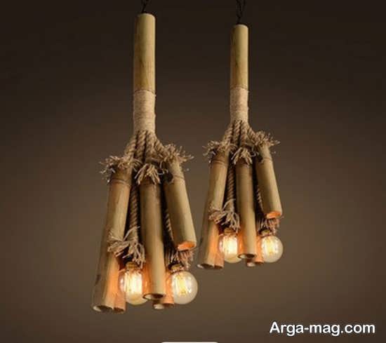 ایده جالب تزیین چوب بامبو 