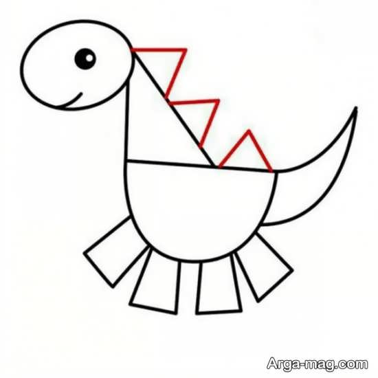  نقاشی دایناسور