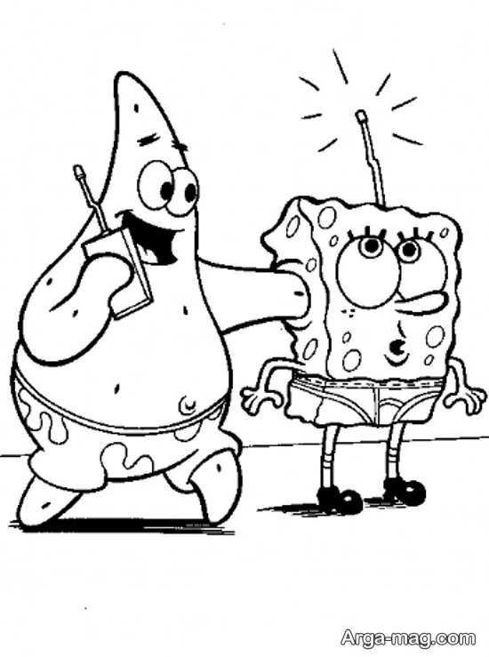 نقاشی انیمیشنی پاتریک 