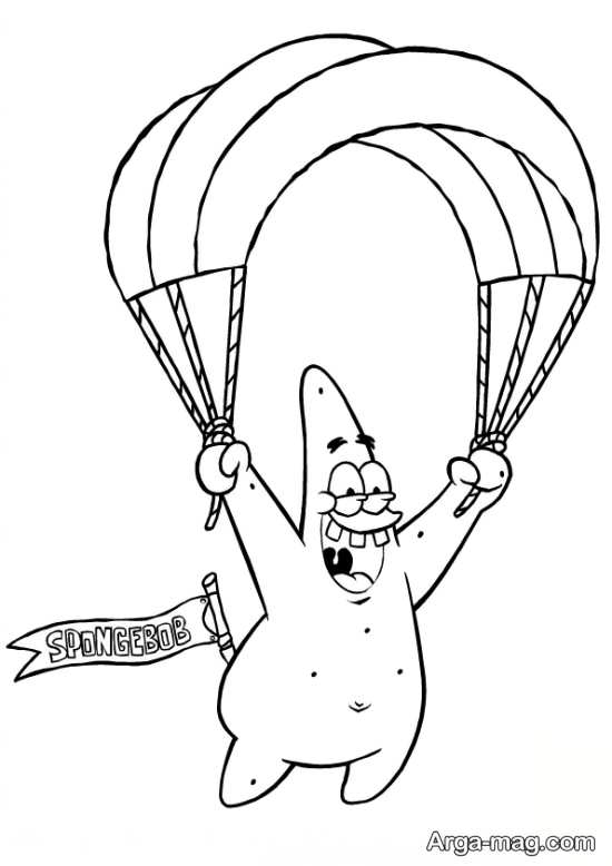 نقاشی کارتونی پاتریک 