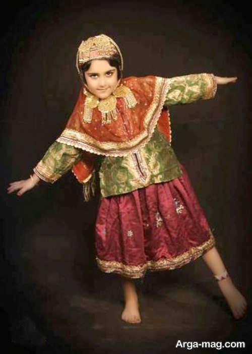  مدل لباس سنتی بچه گانه