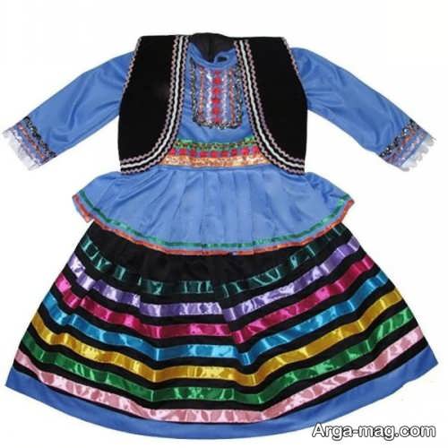  مدل لباس سنتی بچه گانه دخترانه 