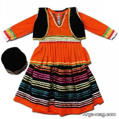 مدل لباس سنتی بچه گانه شیک 