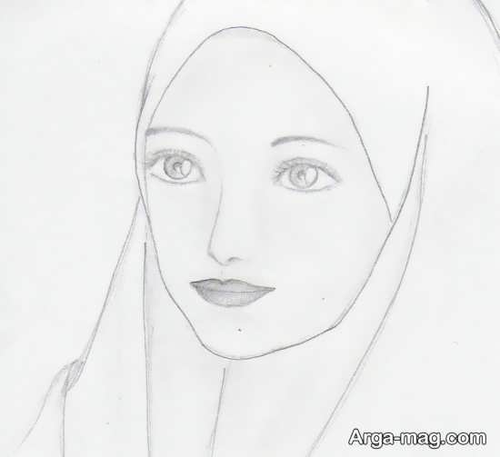 نمونه نقاشی در مورد حجاب 