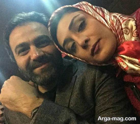 آرش مجیدی و همسرش