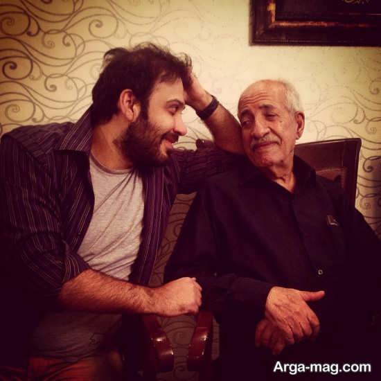 عکس قدیمی محسن چاوشی در کنار پدرش