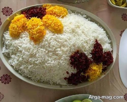 تزیین برنج 