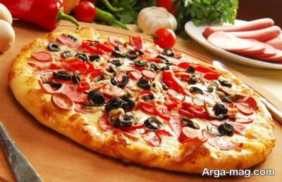 دستور آشپزی پیتزا لبنانی
