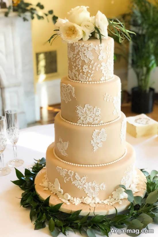 مدل کیک عروسی زیبا 