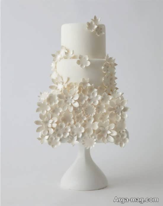 مدل تزیین کیک عروس 
