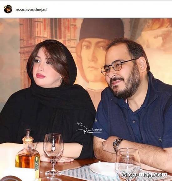 جشن سالگرد ازدواج رضا داوود نژاد و همسرش