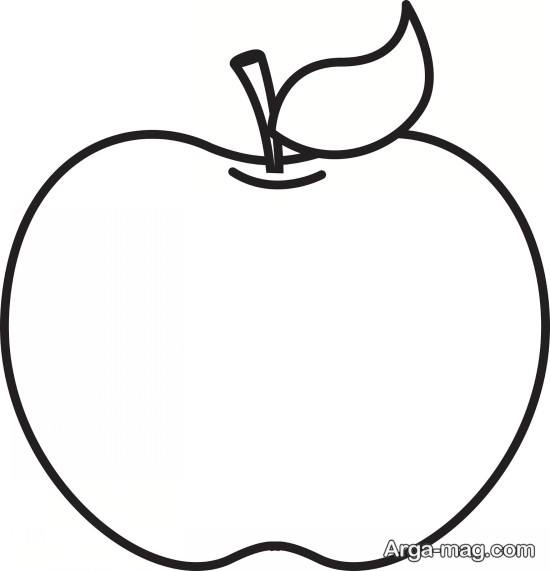 آموزش نقاشی سیب 