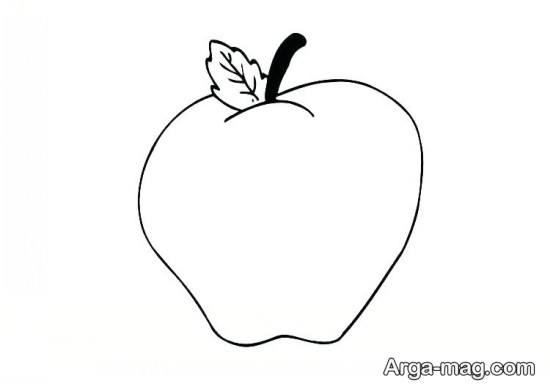 طراحی زیبای سیب 