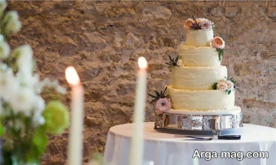 تزیین زیبا کیک عروس 