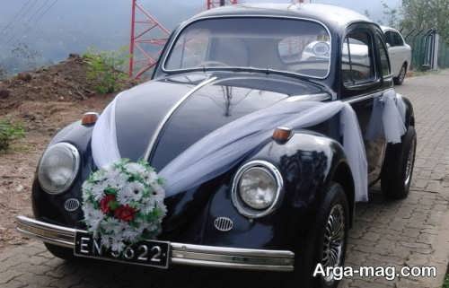 ماشین عروس قدیمی و مشکی 