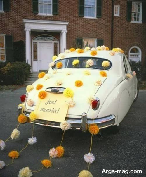 تزیین زیبا و شیک ماشین عروس 