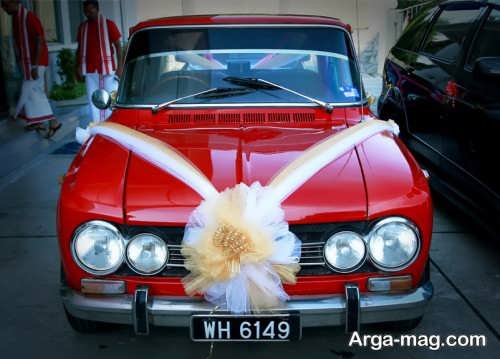 ماشین عروس قرمز 