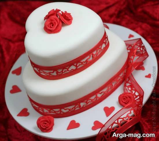تزیین جدید کیک تولد عاشقانه
