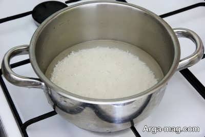 پختن برنج 