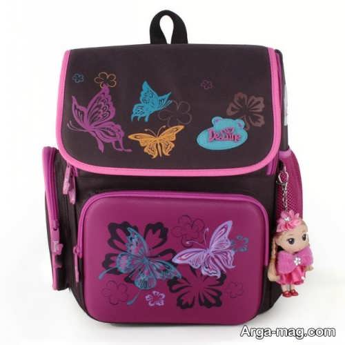 کیف دخترانه طرح دار برای مدرسه 