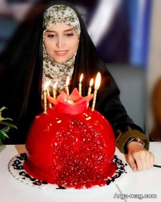 کیک تولد مژده لواسانی