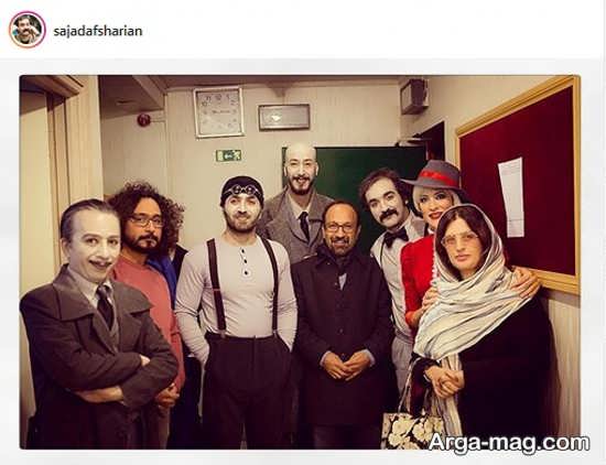 عکس متفاوت سجاد افشاریان با اصغر فرهادی و همسرش