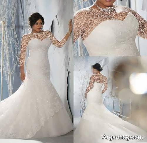 مدل لباس عروس بزرگ 