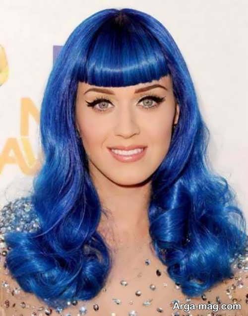 رنگ موی آبی 