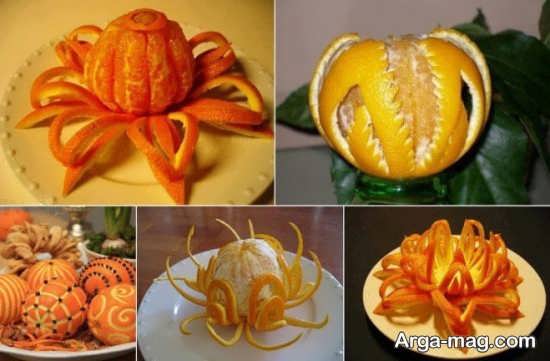 ایده های هنرمندانه برای تزیین پرتقال