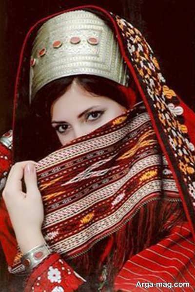 مدل لباس زیبا و شیک ترکمنی 