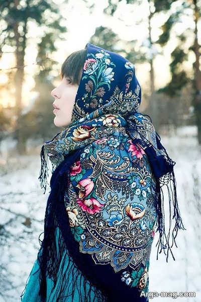 مدل روسری ترکمنی 